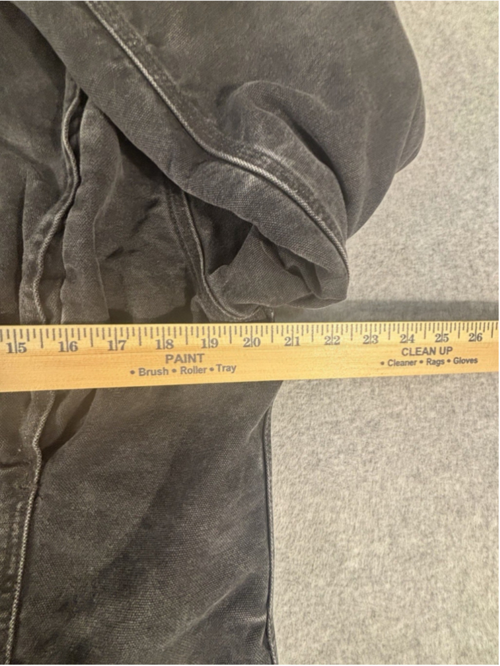 CARHARTT WJ141 Womens Medium Black Sandstone Duck Sherpa Lined Jacket Hood - Picture 6 of 7